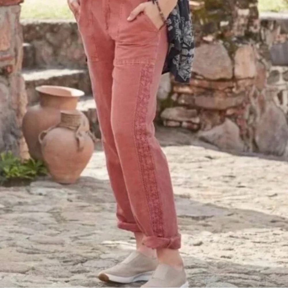 Sundance Dusty Rose Denim Jeans with Branded Waist Tag